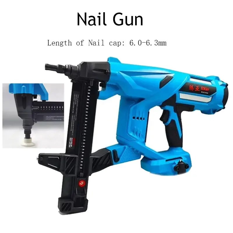 

Rechargeable 20V 4Ah Electric Nail Gun Steel Woodworking Power Tool DCCN40 Cordless 100J For Door Window Framing Hidrogel