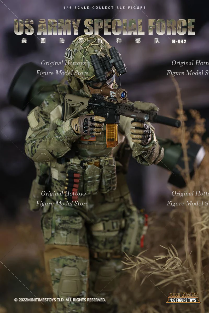 ในสต็อก Minitimes M042 1/6 Scale Men ทหาร US Army กองกําลังพิเศษชุด 12 นิ้วรูปตุ๊กตาพัดลมของขวัญ