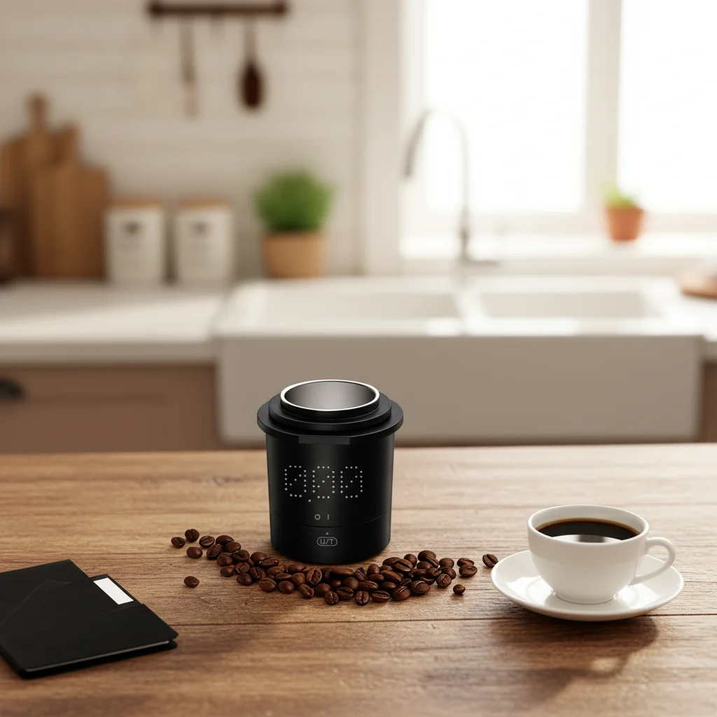 Electric Coffee Grinder LED Display Food-Grade Plastic Aluminum Alloy Rechargeable Battery 200g/0.1g Capacity Accurate Weight
