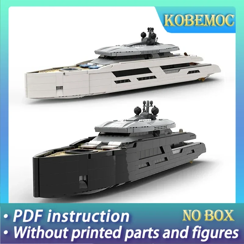 

Модель городского корабля Moc, строительные кирпичи, мини-белая, черная яхта, технология, модульные блоки, подарки, рождественские игрушки, наборы «сделай сам», сборка