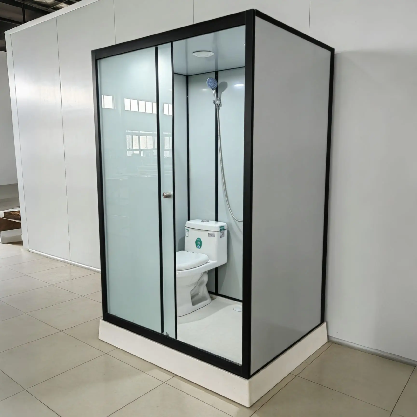 Integrated shower room, integrated bathroom, bathroom, simple toilet