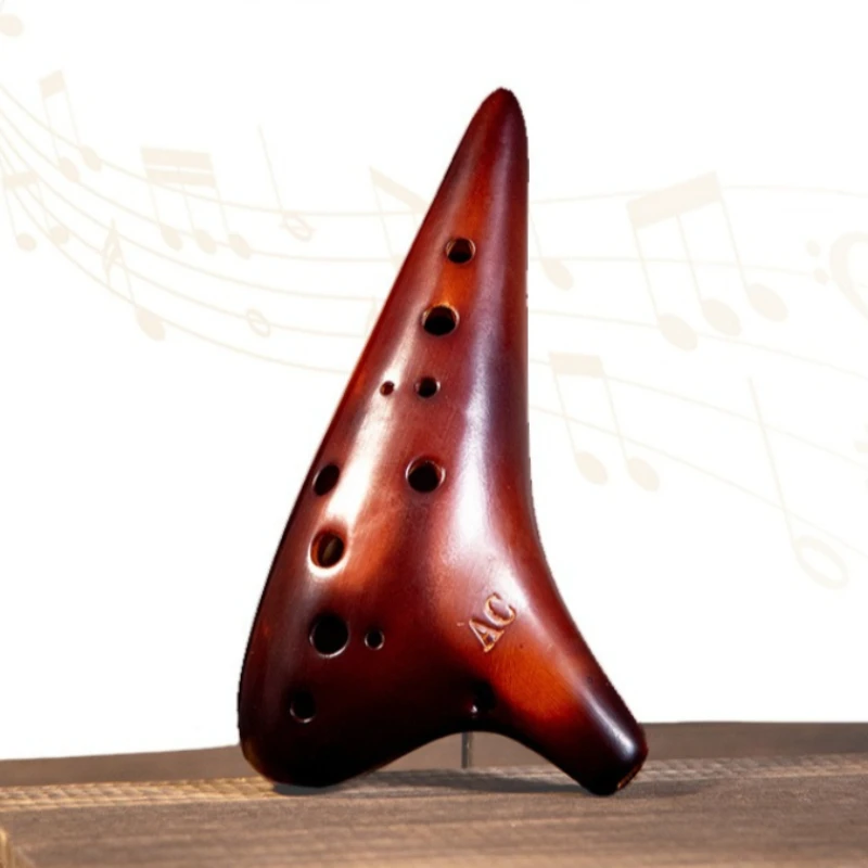 12 Holes Ocarina Alto C Key Professional Ocarina Sound Healing Beginners Portable Ocarinas Durable Orff Musical Instruments