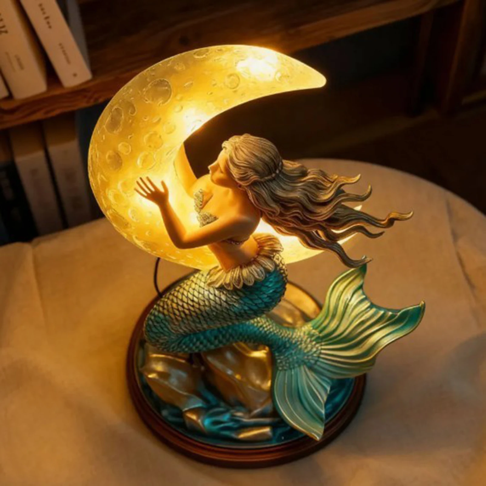 Moonlight Mermaid Night Light  - Desk Setup Lamp 评论和价格