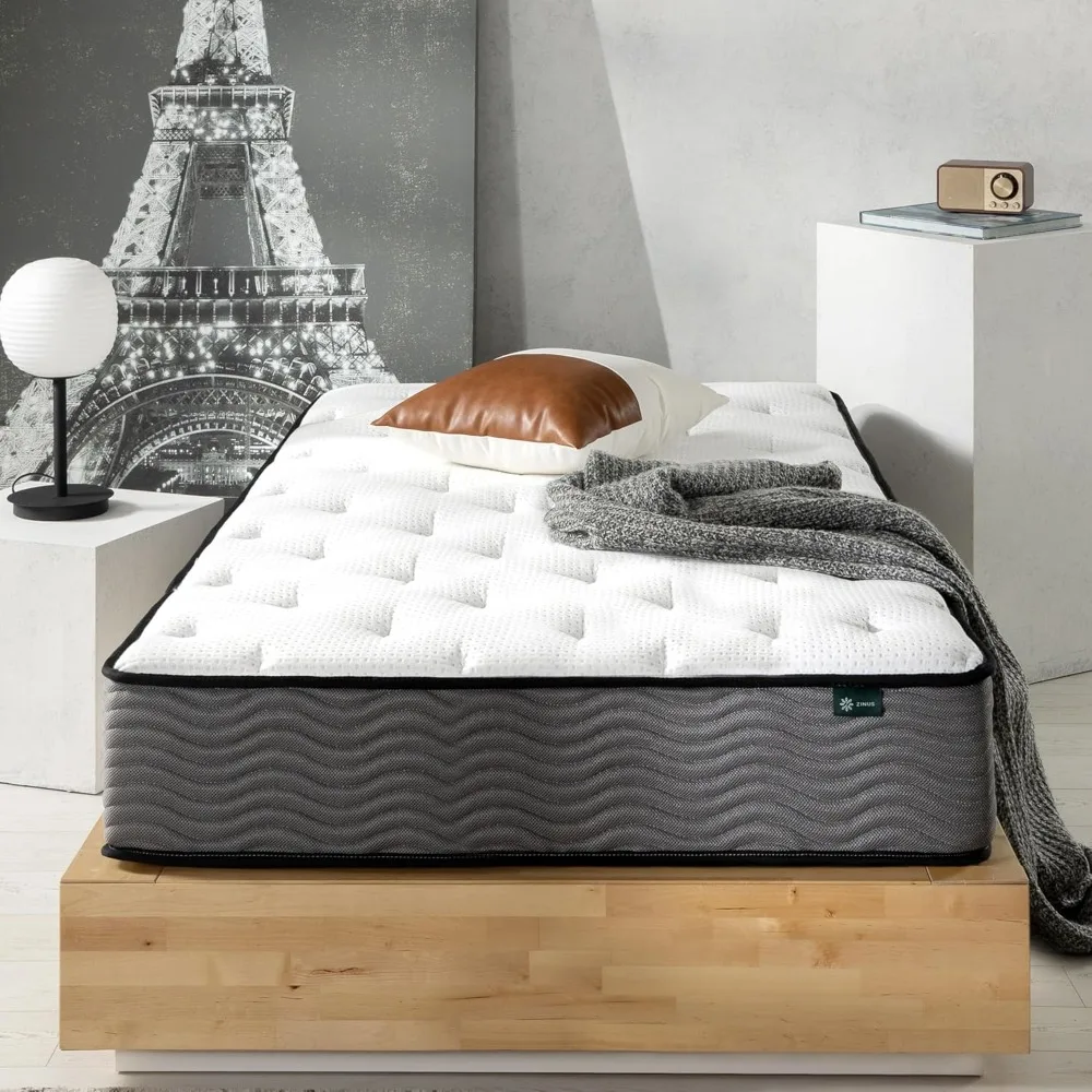 

Twin Hybrid Mattress 10 Inch True Support [New Version] Mattress in A Box Bed Mattresses Certified Safe Foams & Fabric