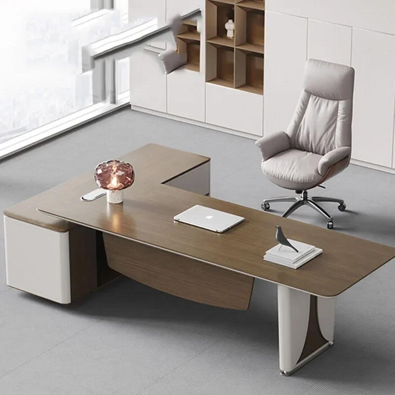 

Executive Desk Room Desks Study Computer Organizer Modern Conference Tables Corner Office Multifunctional L Shaped Tisch Table