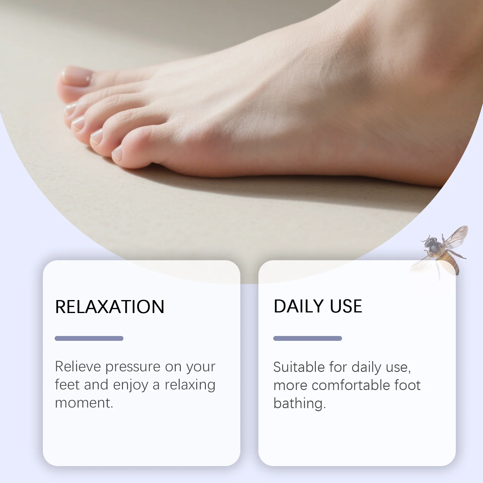 Herbal gentle foot soaking bag, designed to relieve foot pressure and naturally relax the feet, suitable for daily use