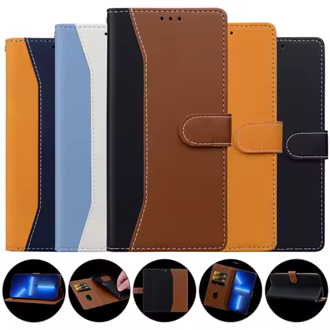 Magnetic Flip Leather Wallet Case For Samsung Galaxy A03s A04s A05s A06 A07 A12 A13 A14 A15 A16 A17 A21s A22 A23A24 A25A26 4G/5G