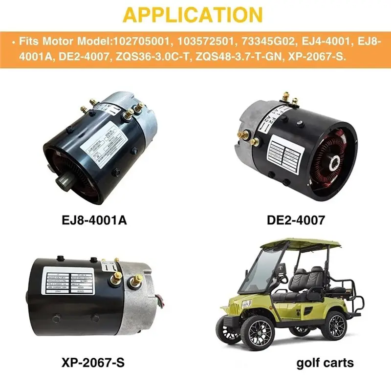 AB96-102186101 73120-G15 Golf Cart ADC Motor Brush Plate Assembly For EZGO Electric TXT 640 835 Club Car 48V 3.3HP Motor