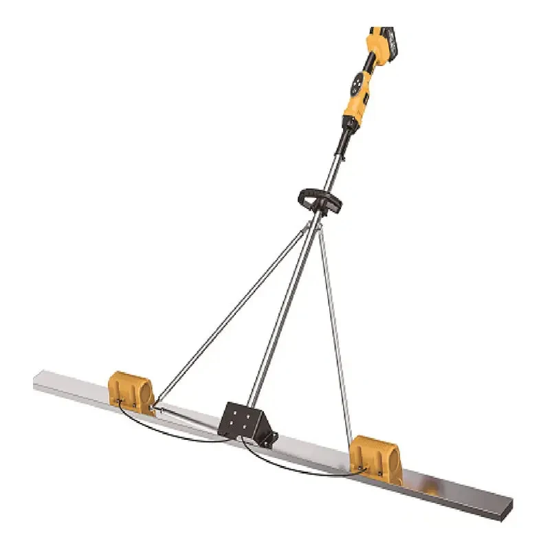 Lithium Screed Leveling Bull Float Finishing Trowel Ruler Scraper Concrete Vibrator