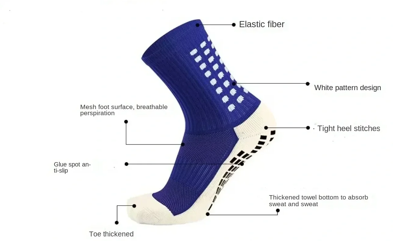 Professional Non-slip Football Socks Men Women Outdoor Sport Grip   Antideslizantes De Futbol