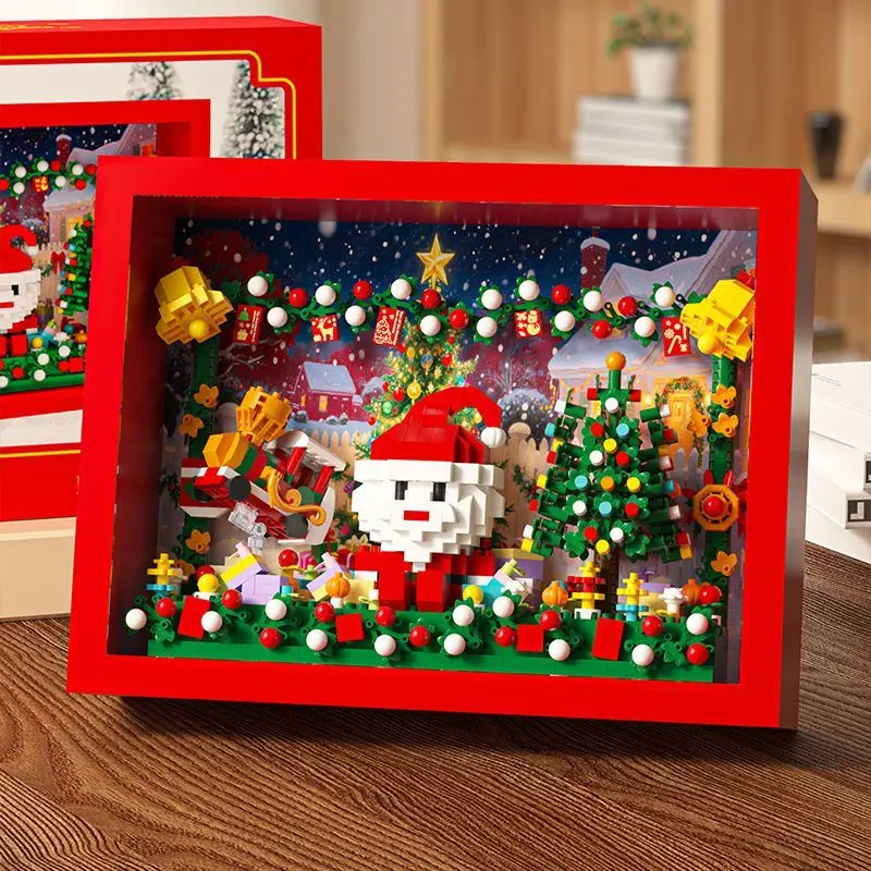

Christmas Santa Claus Puzzle Model Christmas Series Perfect Holiday Gift, Office and Home Decor 3D Puzzle Craft Teenagers Gifts