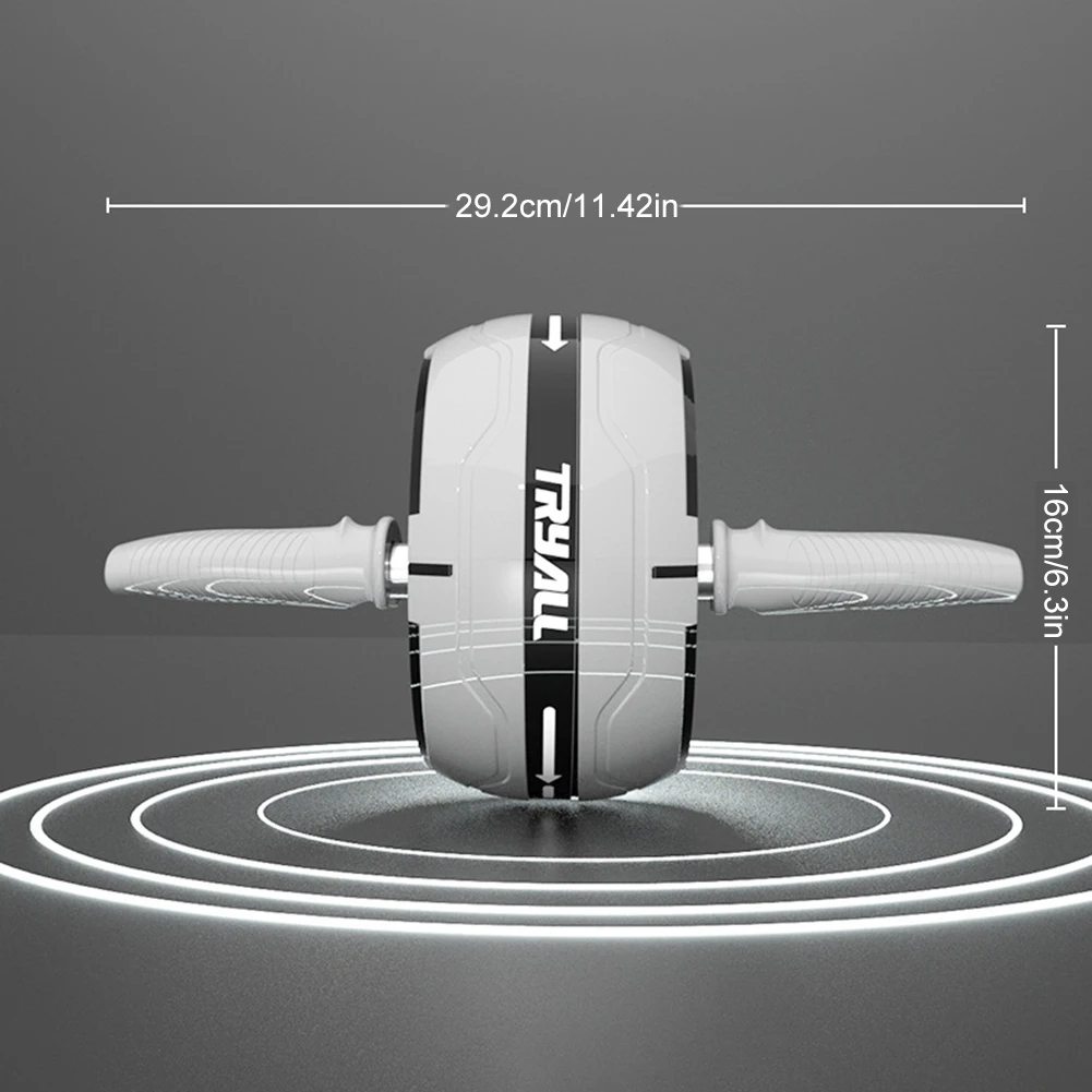 복부 반동 코어 근력 트레이너, 미끄럼 방지 체조 휠, 탈착식 롤러 휠, 가정 및 체육관 피트니스 장비
