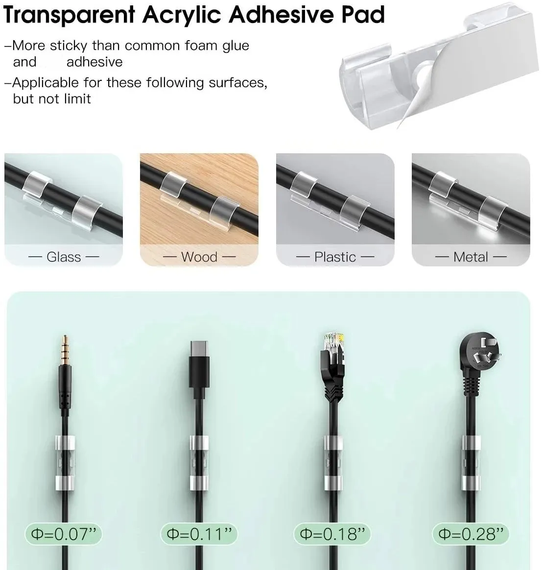 5/20 قطعة كابل المنظم كليب كابل إدارة سطح المكتب و محطة سلك مدير الحبل حامل USB بيانات الشحن خط اللفاف