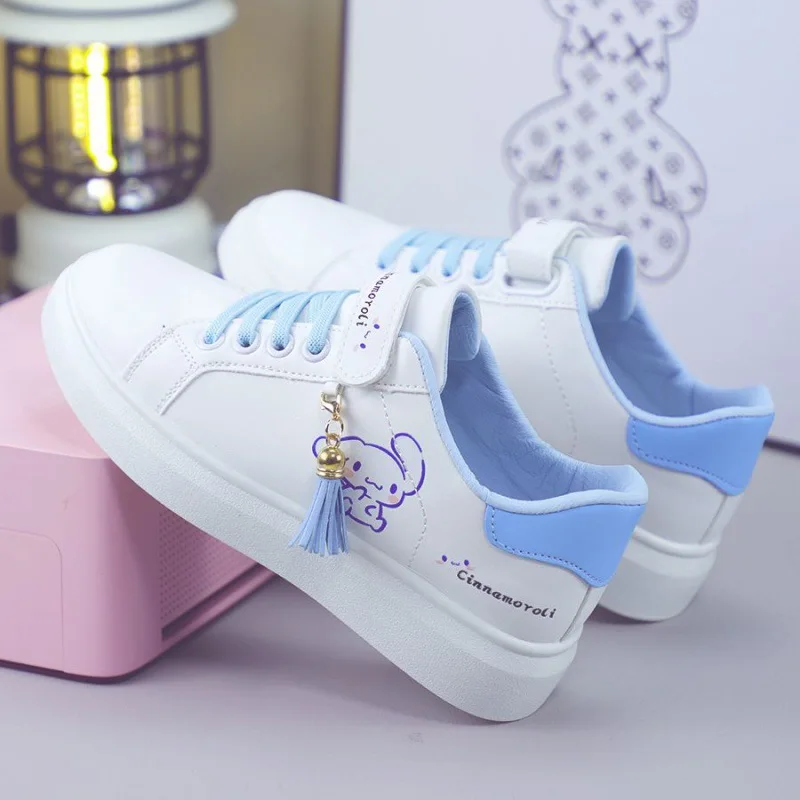 Sanrio Kawaii Cinnamoroll Tennis Shoes Girls Kuromi My Melody Sneakers Autumn Anime Cute Breathable Running Shoes Gifts for Kids