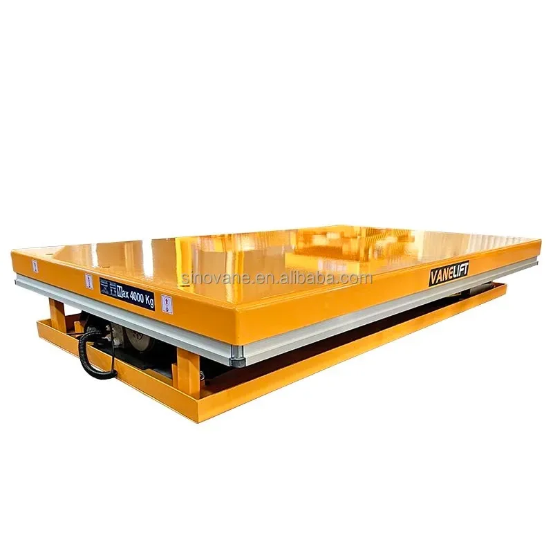 China factory electric fixed lift table 1T 2T 3T 4t custom-made heavy-duty fixed lift platform with organ dust cover