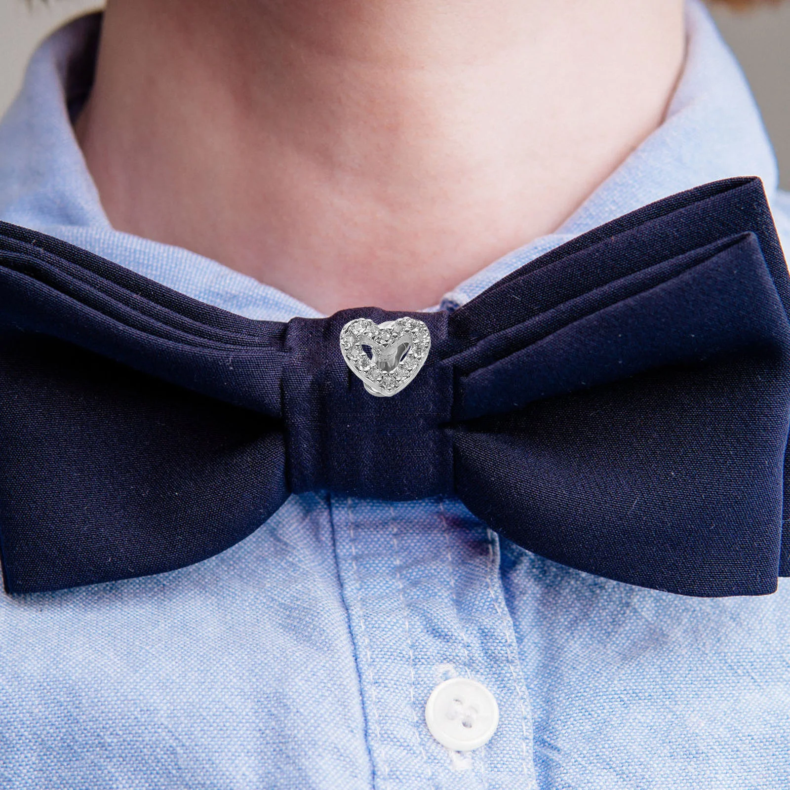 Heart Shaped Nails Heart-shaped Dermal Tops Piercing Jewelry Decorate Titanium Anchors Accessories 316 Steel Shiny