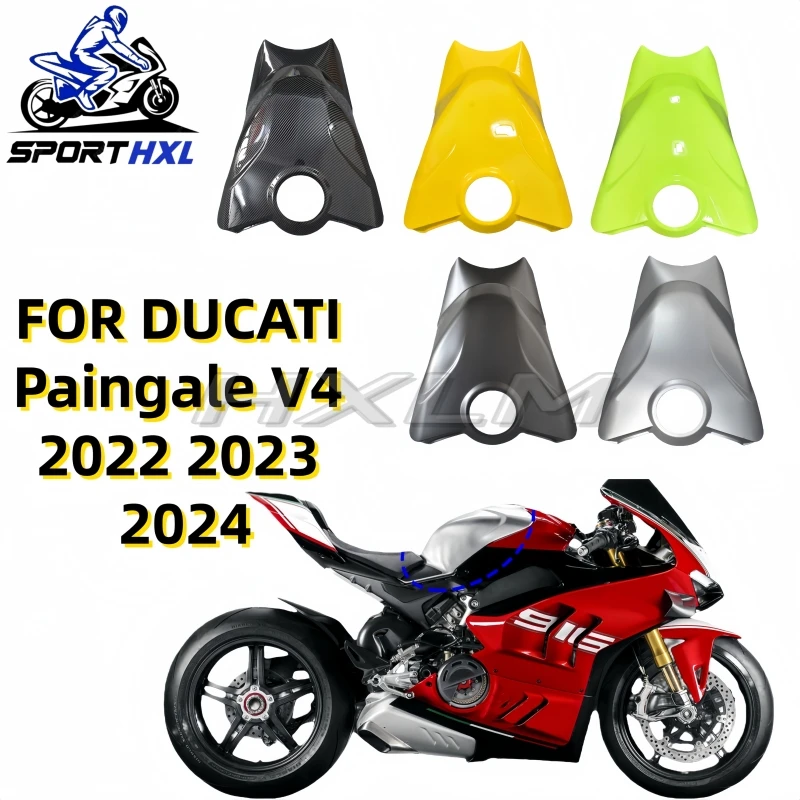Racing Style Full Fuel Tank Cover Guard Protection Carbon Painted look Motor Bike Supplies Panigale V4 Parts Accessories Fit For