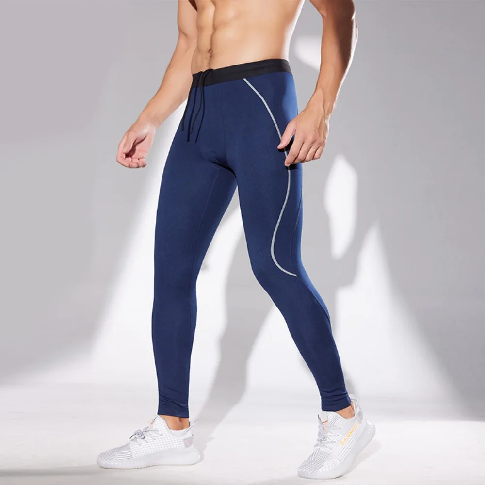 

Мужские высокоэластичные тренировочные леггинсы с флисовой подкладкой, зимние термоштаны для тренировок