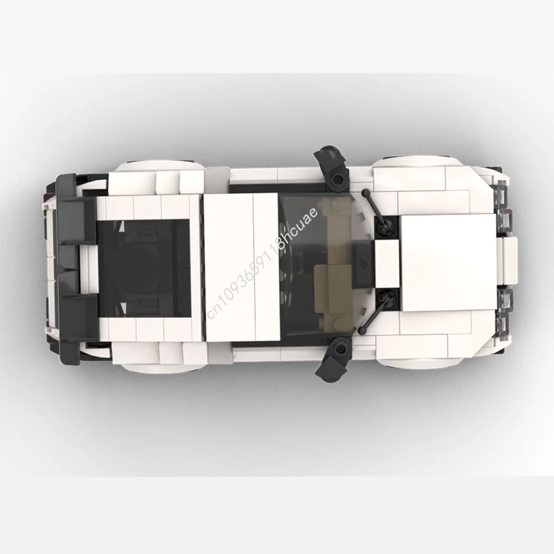 323 قطعة MOC رينو جبال الألب A310 مدينة أبطال السوبر نموذج اللبنات لتقوم بها بنفسك فكرة الحرفية لعب الاطفال تجميع هدايا عيد الميلاد