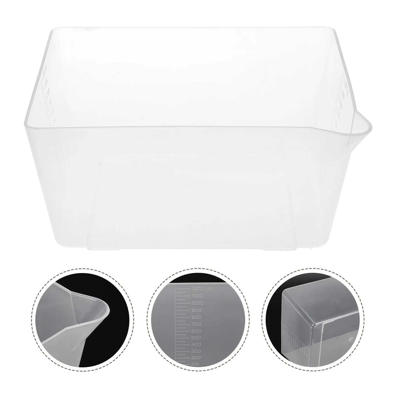 صينية ميزان إلكترونية مدمجة، وعاء وزن المطبخ المحمول، صينية قياس بلاستيكية لمختلف المناسبات