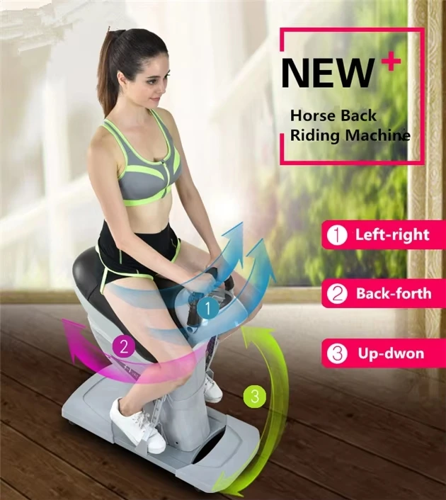 Horse Riding Machine Abdominal Electric Abdominal Fitness Exercise Machine with Safety Switch for Horse Riding Simulation