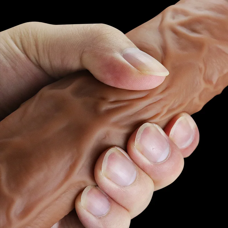 دسار سيليكون مزدوج الطبقة للنساء والرجال ، قضيب طويل مزيف واقعي ، سدادة مؤخرة ، ألعاب جنسية للبالغين ، أدوات تدليك للمهبل والشرج ، 5 أحجام