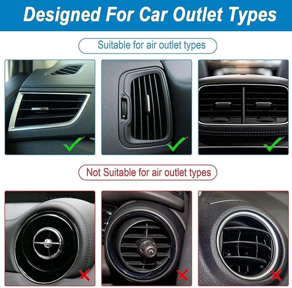 10PCS 20cm Car Air Conditioner Outlet Decorative U Shape Moulding Trim Decor Strips Car Styling Car Door Edge Corner Protector