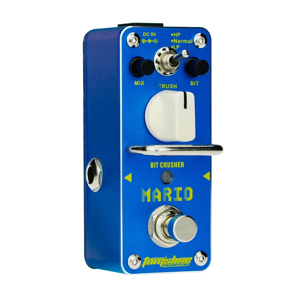 رائحة AMO-3 بت كسارة تأثير الغيتار دواسة جيتار كهربائي صغير تأثير واحد دواسة صحيح تجاوز الغيتار الملحقات الموسيقية