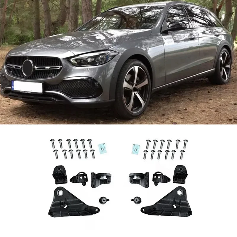 

G9-1Pair Headlight Repair Bracket Kits A2068209700 A2068209800 For C Class W206 2022-2024 Headlamp Fixed Claw