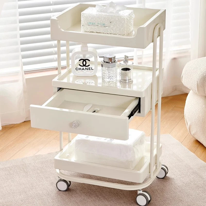 

Utility Trolley Hairdressing Cart Spa Lash Furniture Beauty Salon Elegant Hairdresser Machine Rolling Barber