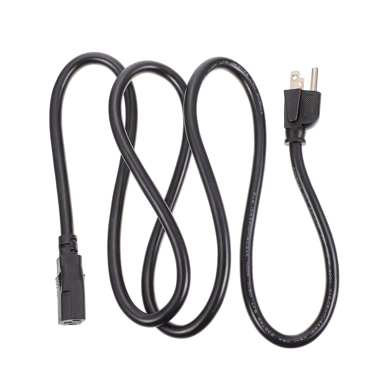 1PC 3-Prong Plug Power Cable Replacement for Display Rice Cooker US Standard Extension Cord Computer Pigtail Wire
