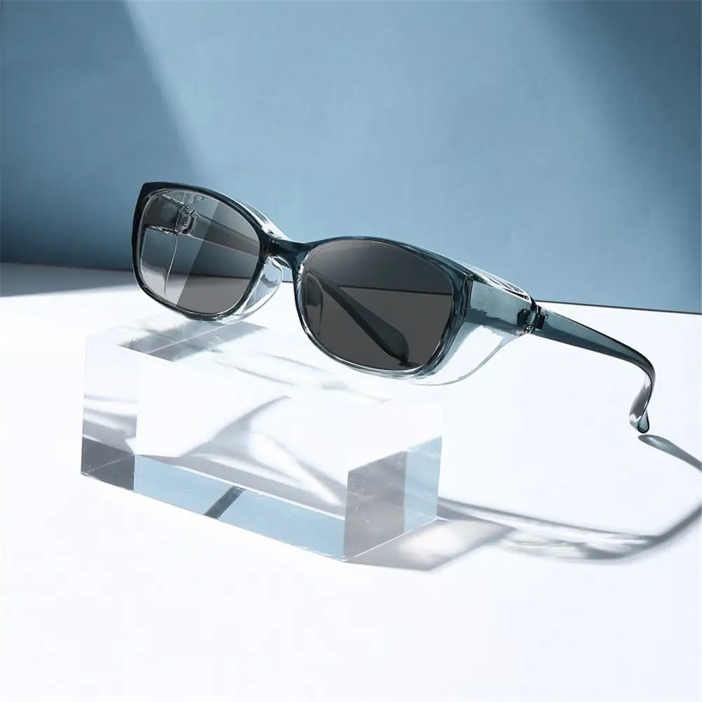 Effectively Resist Polarized Light Discoloration Safety Glasses Anti-glare Anti-saliva Dust-proof Blue Light Glasses