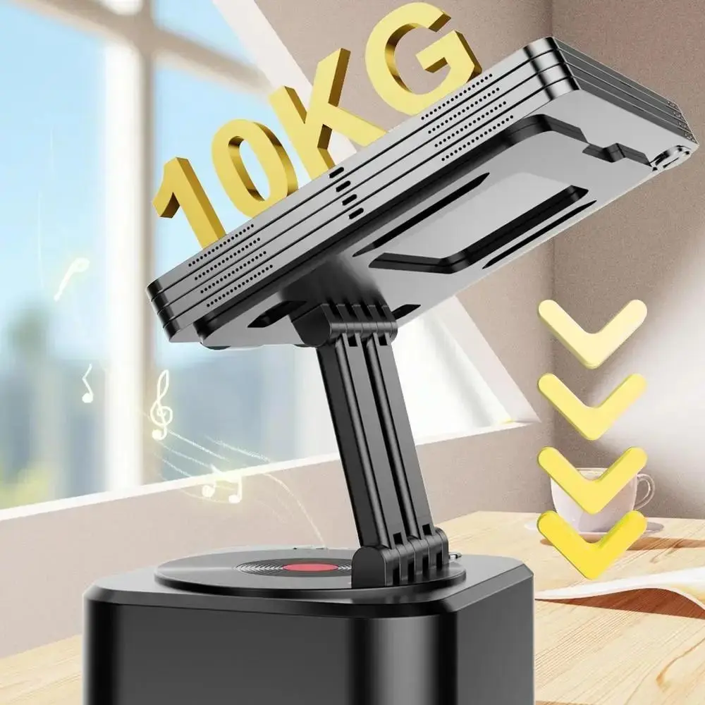 K Song 3 in 1 Desk Tablet Stand Foldable Singing Wireless Bluetooth Speaker High Sound Quality Innovative Broadcast Bracket