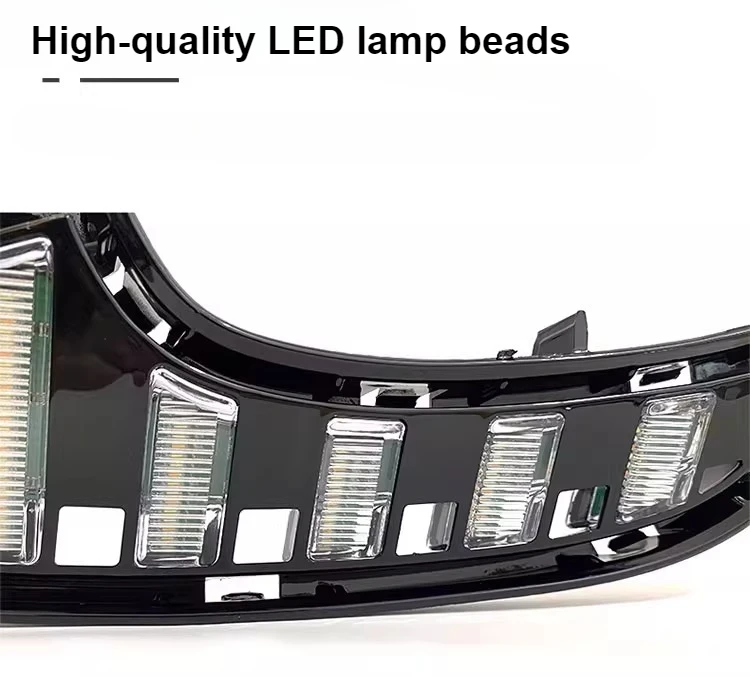 For MG MG7 2023 2024 Car Led Daytime Running Lights Front Fog Lamp Modification Dynamic Turn Signal Driving Decorative Lights detail image 6
