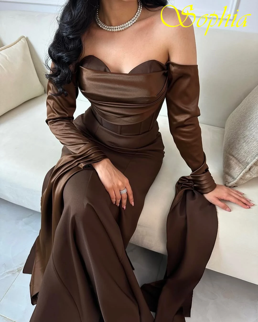 

Индивидуальное трапециевидное платье с вырезом лодочкой и короткими рукавами, современное вечернее платье, классические платья на заказ, платья знаменитостей высокого качества