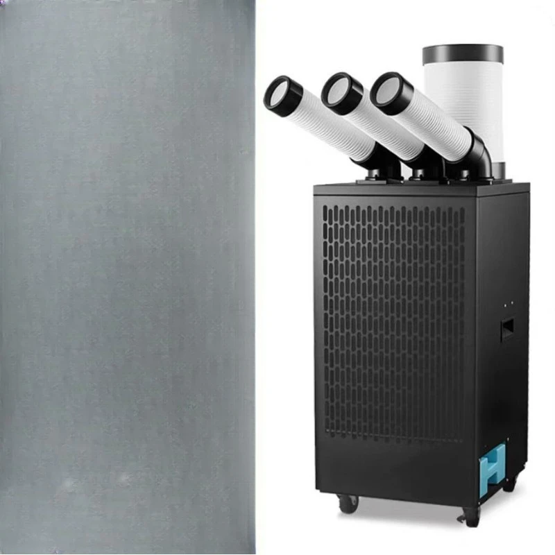 Mobile cold air conditioner, local cooling post industrial air conditioner for factory workshop