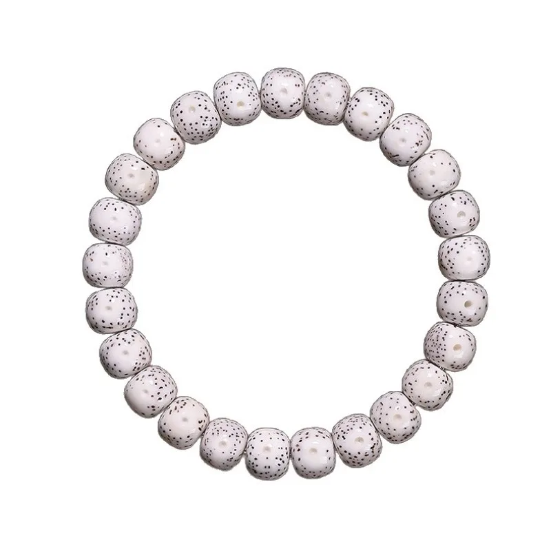 108 Beads Natural Hainan Xingyue Bodhi Bracelet High Density Unbleached Polished Prayer Meditation Jewelry Gifts