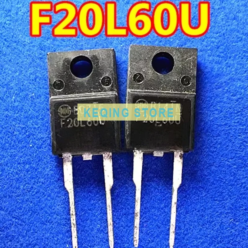 10PCS Used+Not NEW+Send after Measure F20L60U SF20L60U 600V 20A fast recovery diode, quality assurance