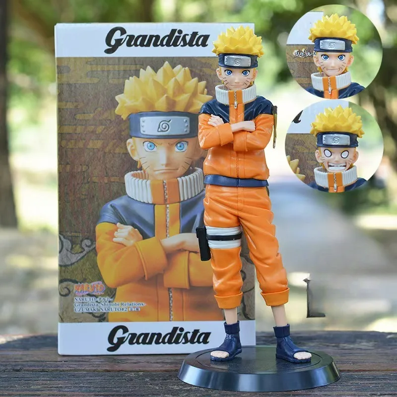 25cm Naruto action figures figuras de anime Uzumaki naruto statue toys model Collection desktop Ornament for boy Christmas Gitfs