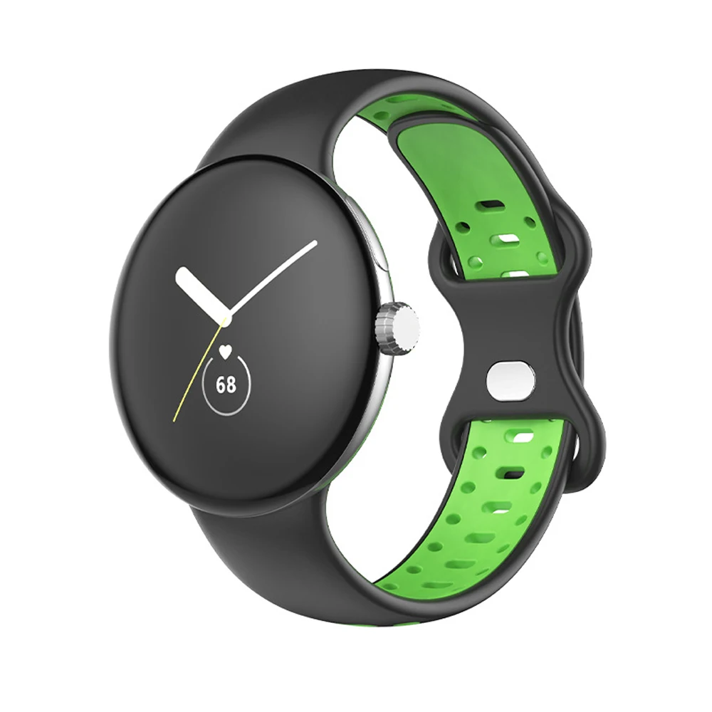 ซิลิโคนสำหรับ Google Pixel สายนาฬิกาข้อมือ Pixel นาฬิกา Active Smartwatch สร้อยข้อมือนุ่มนาฬิกานาฬิกาข้อมือ Accessorie