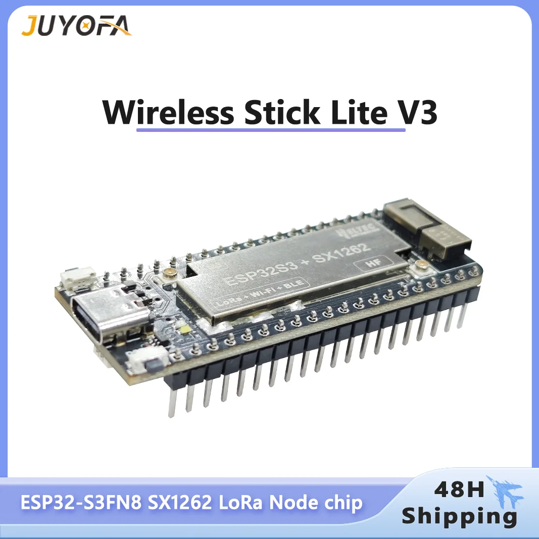Heltec Wireless Stick Lite V3 with ESP32-S3FN8 SX1262 Chip Devboard Bluetooth WiFi and LoRa Connections Support the Arduino
