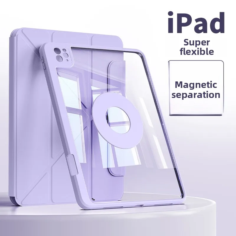 حافظة حماية لجهاز iPad Air 4 5 2021 Pro11 اللوحي 10.9 10th 11th شفط مغناطيسي Air2 M3 M4 غطاء لوحي على الوجهين