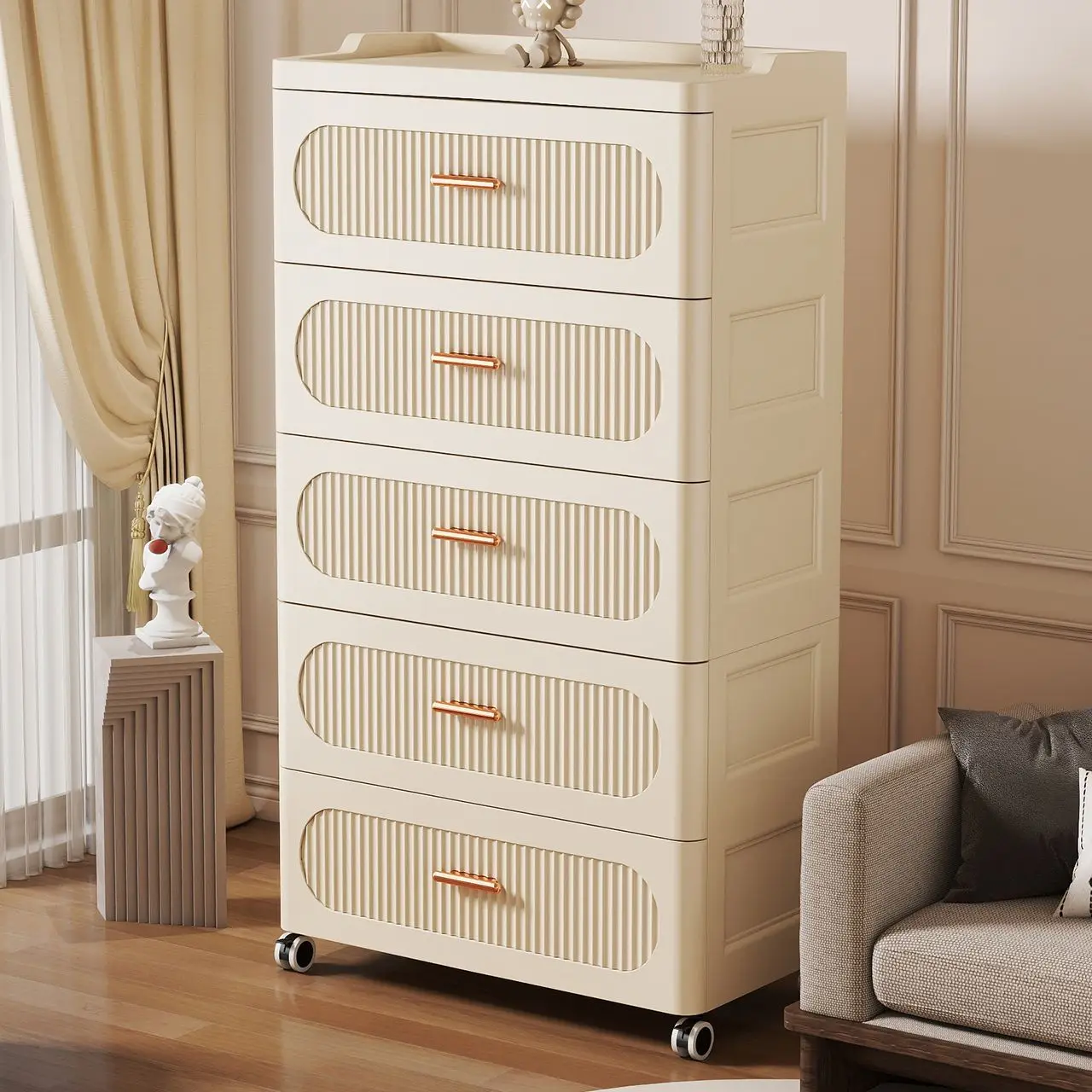AliExpress – Multi-Tier Home Storage Cabinet for Balcony Kitchen Bedroom Living Room – Organize Clothes Blankets Perfect Utilization of Space