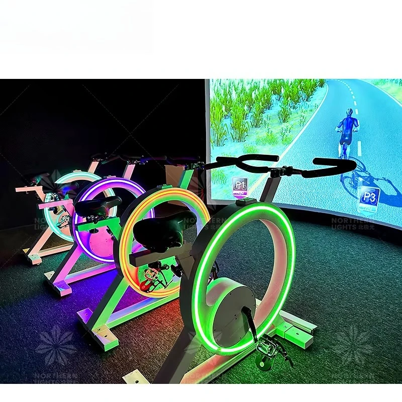 Super Cool 9D Bike Racing VR Simulator Virtual Experience VR Bicycle for Amusement Park