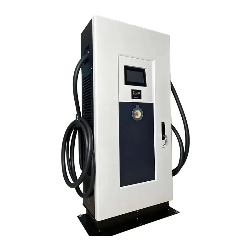 New Dual Floor Mounted Car EV Charging Station 120kw GBT CCS2 DC Fast Charger