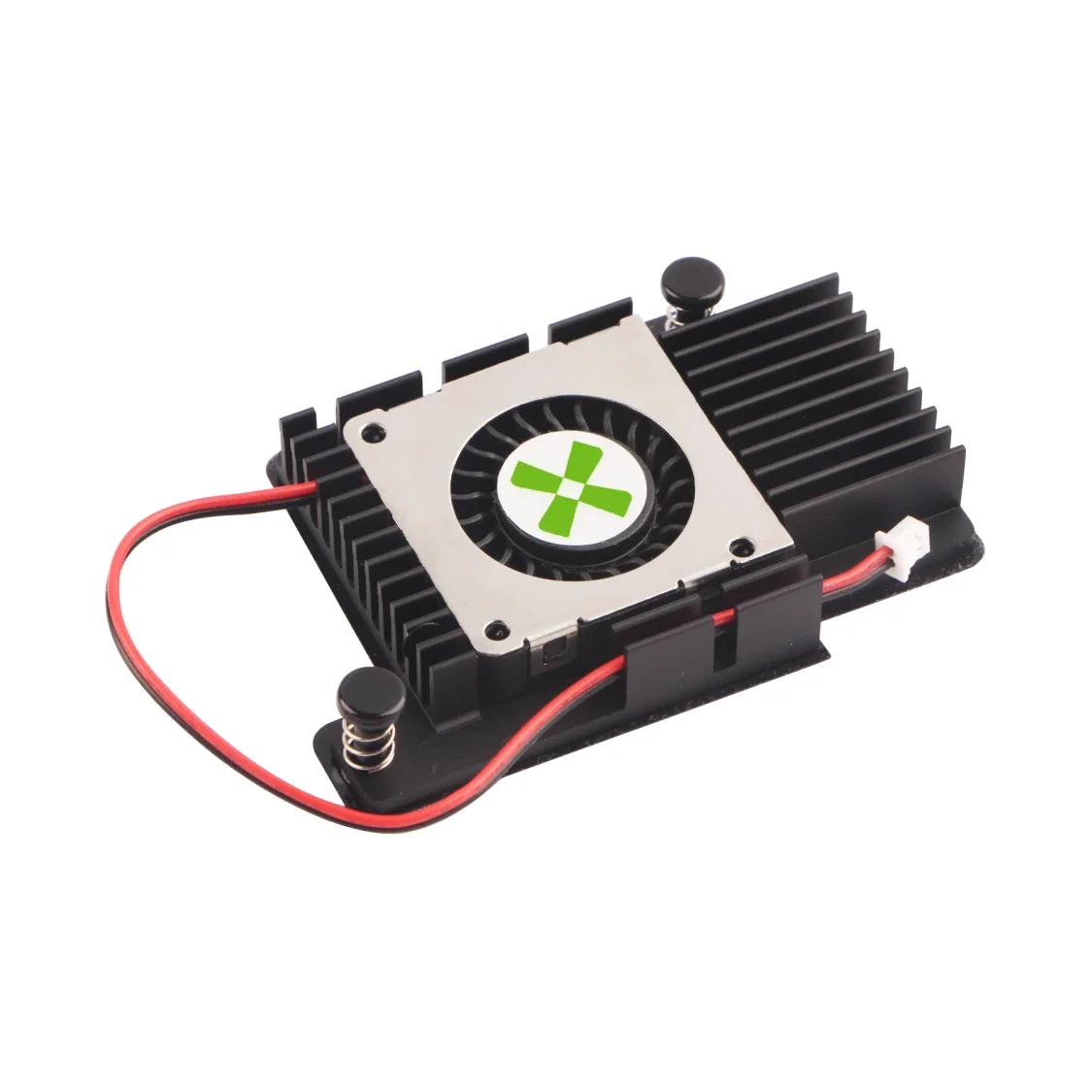 Radxa Heatsink 6540B, Designed for ROCK 5C, Adjustable Fan Speed, Easy to Install and Remove.