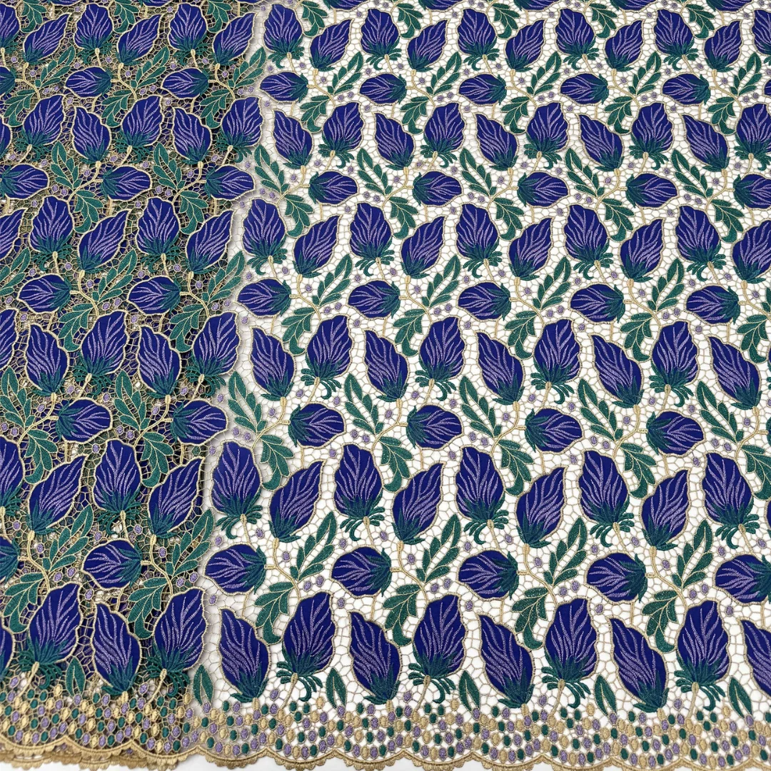 Tecido de Renda Guipure Africa - Embroidery Ai avaliação e preço