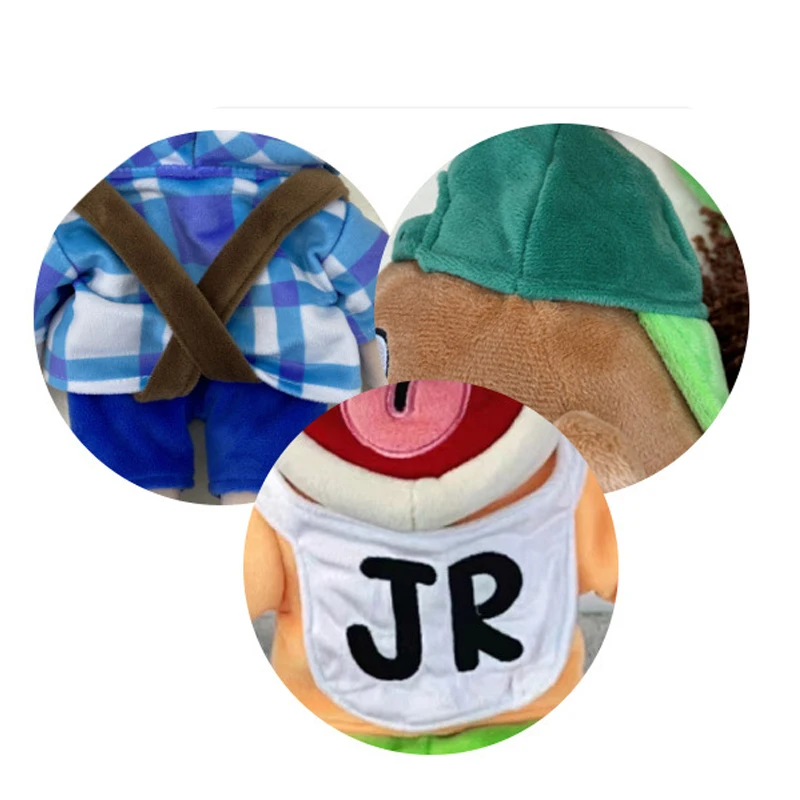 Boy Jeffy Hand Puppet Coby Junior Joseph Plush Doll Toy Stuffed Figurine with Movable Mouth for Play House Kids Birthday Gifts