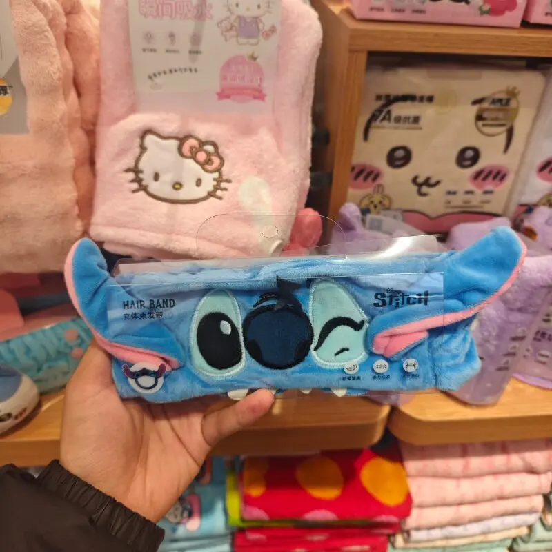 

Disney Stitch Hair Band, Lilo & Stitch 3D Soft Headband for Women, Cute Cartoon Makeup Skin Care Accessory, Stitch Gift