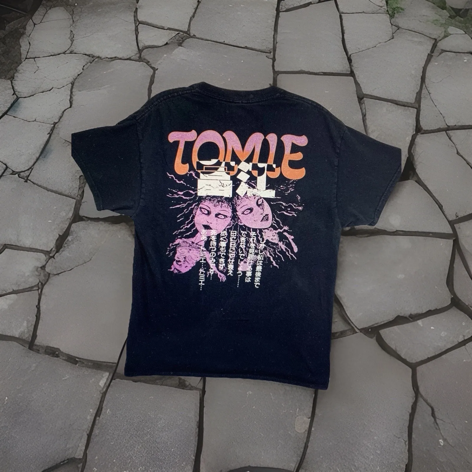 

Japanese Horror T Shirt Adult Medium Junji Ito Collection Tomie Kawakami Black Tops Men Mens Tops Streetwear Men Funny